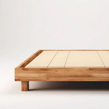 Wooden Bed Square Corner