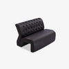 2 Black Color Sofa Set