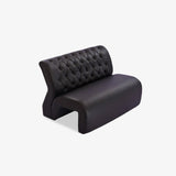2 Black Color Sofa Set